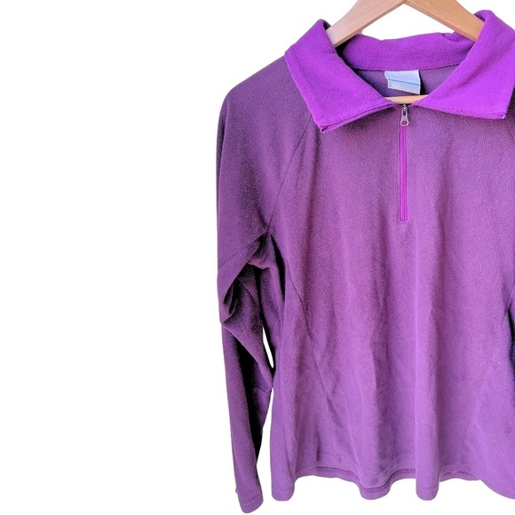 Columbia size large fleece zip up sweater - Picture 3 of 4